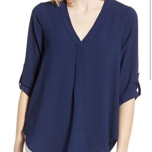 Everleigh Roll Tab Sleeve Tunic